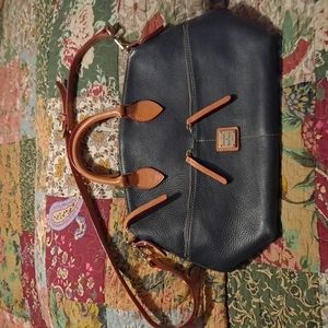 Beautiful Dooney & Bourke Dillen Double Pocket Satchel with Adjustable Strap